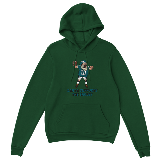 Philadelphia Eagles Unisex Pullover Santa Hoodie