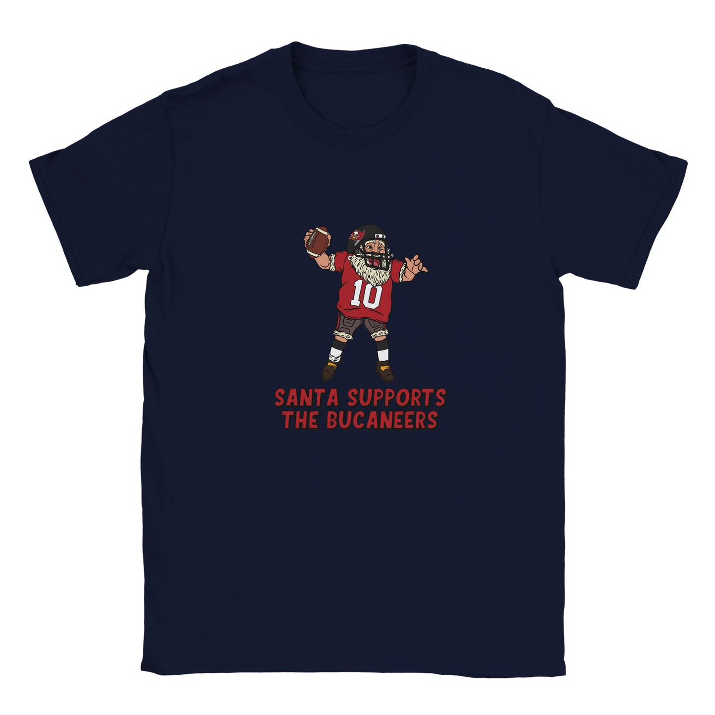 Tampa Bay Buccaneers Kids Crewneck Santa T-shirt