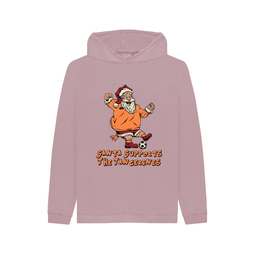 Mauve Dundee United Kids Santa Hoody