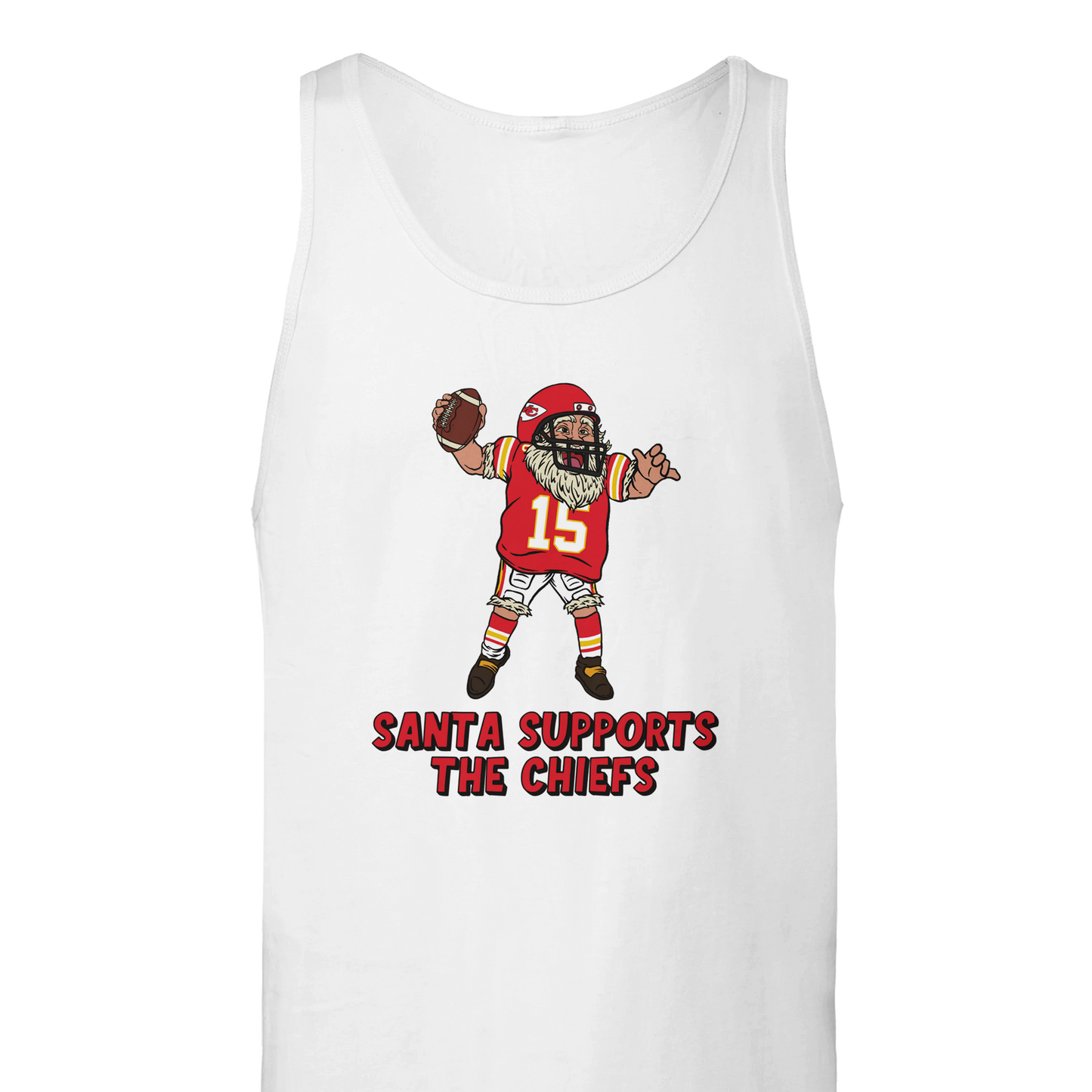 Kansas City Chiefs Unisex Santa Tank Top