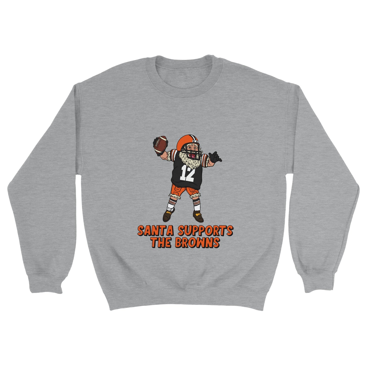 Cleveland Browns Santa Christmas Sweatshirt