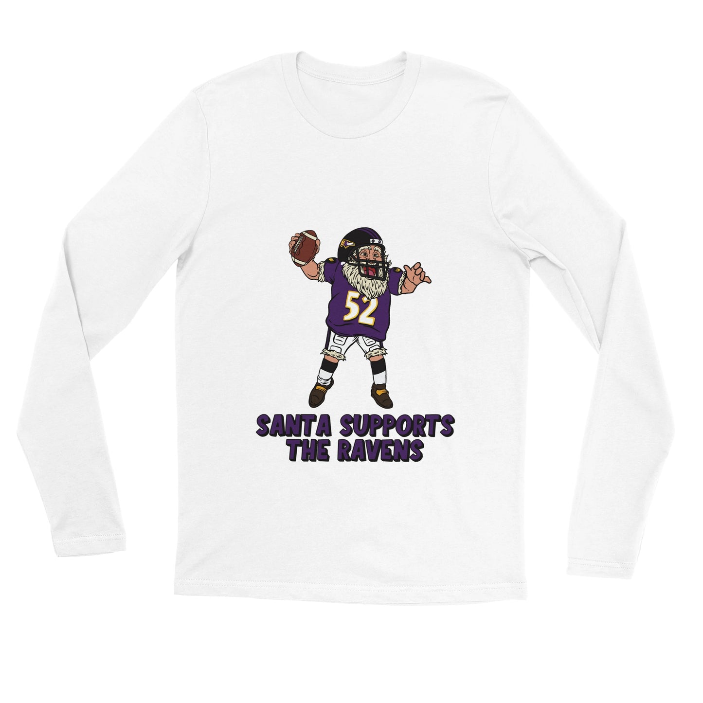 Baltimore Ravens Santa T-Shirt - Men's clothing