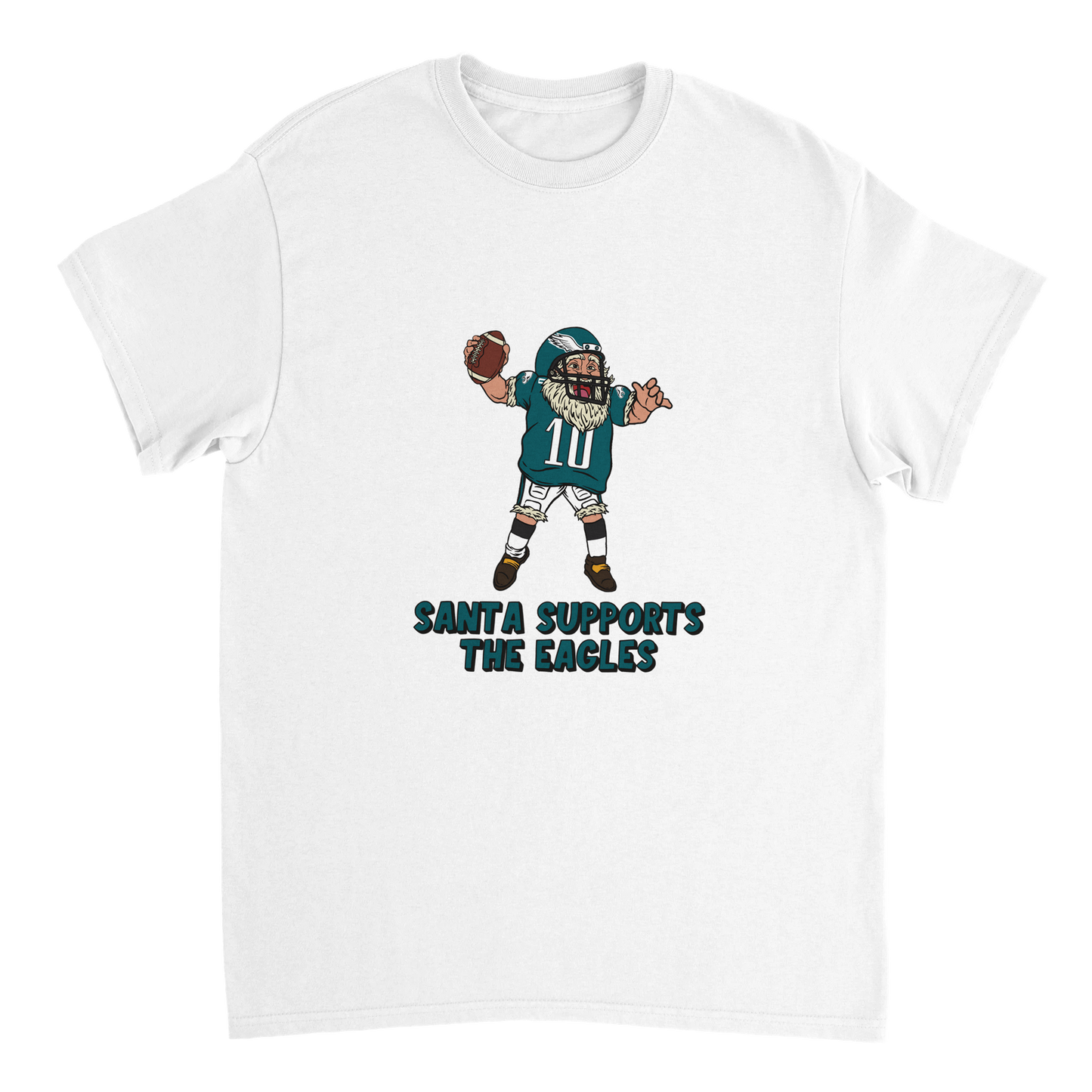 Philadelphia Eagles Unisex Crewneck Santa T-shirt