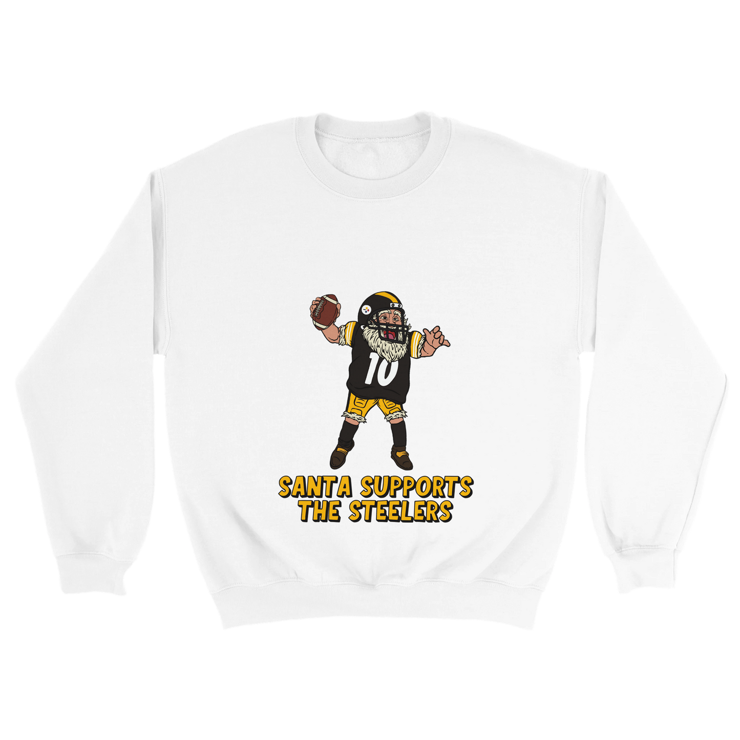 Pittsburgh Steelers Unisex Crewneck Santa Sweatshirt