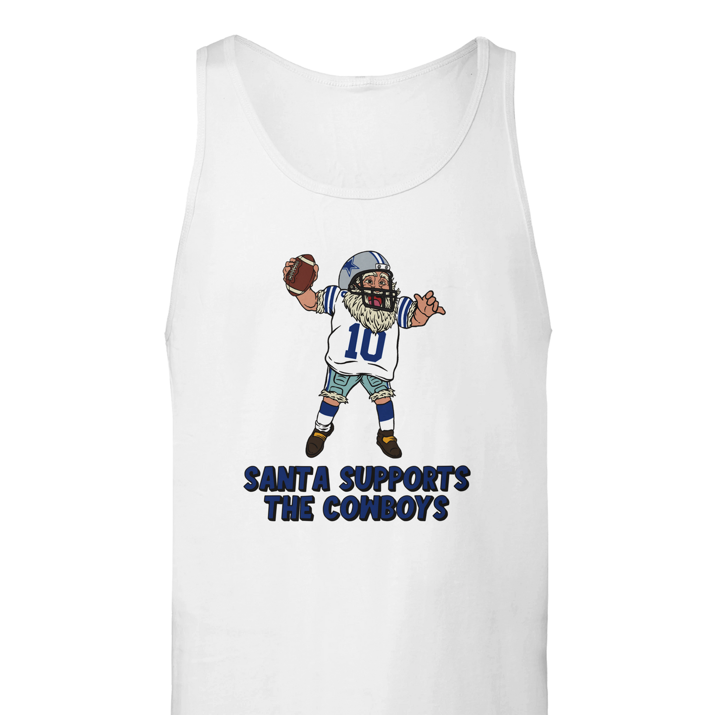 Dallas Cowboys Unisex Santa Tank Top