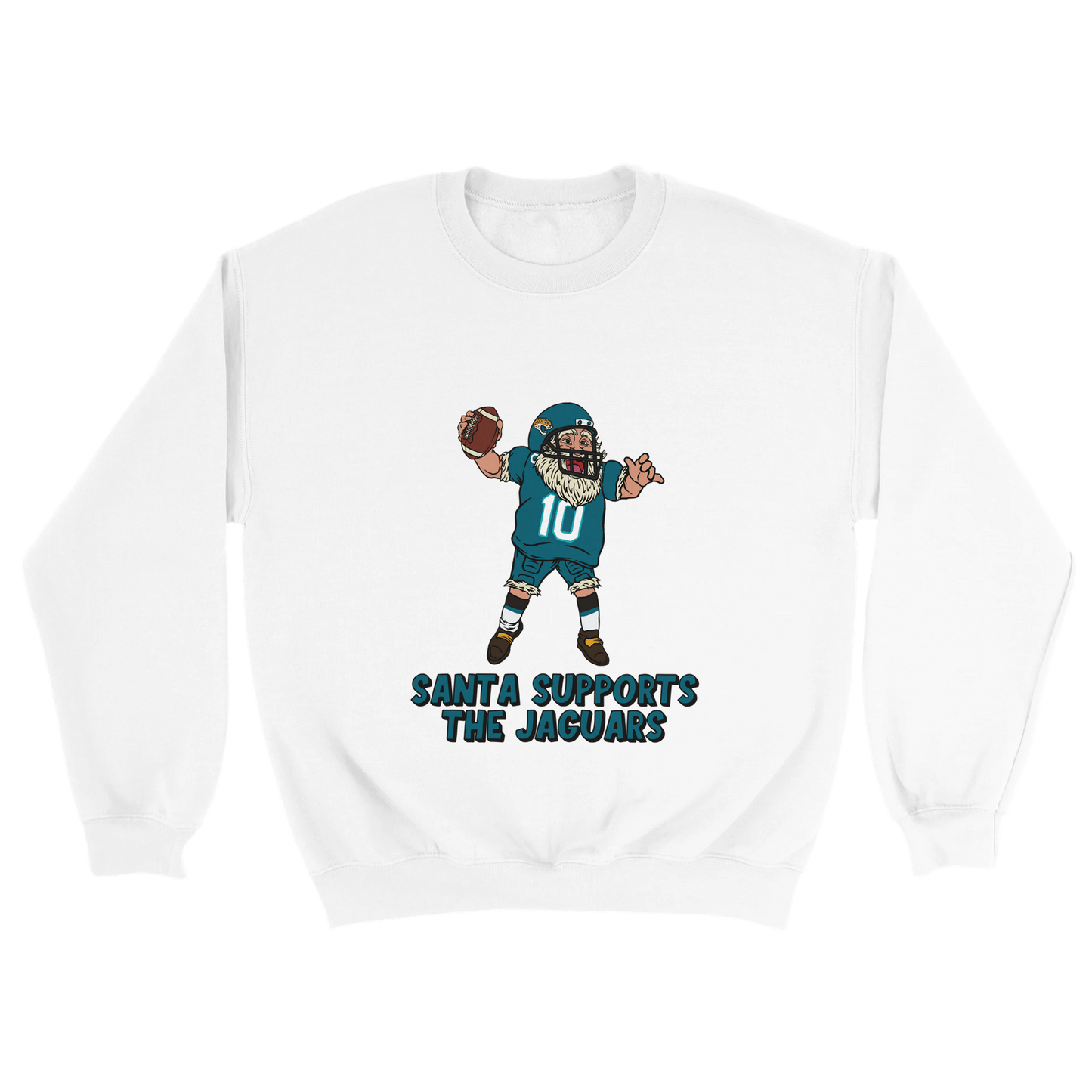 Jacksonville Jaguars Unisex Crewneck Santa Sweatshirt