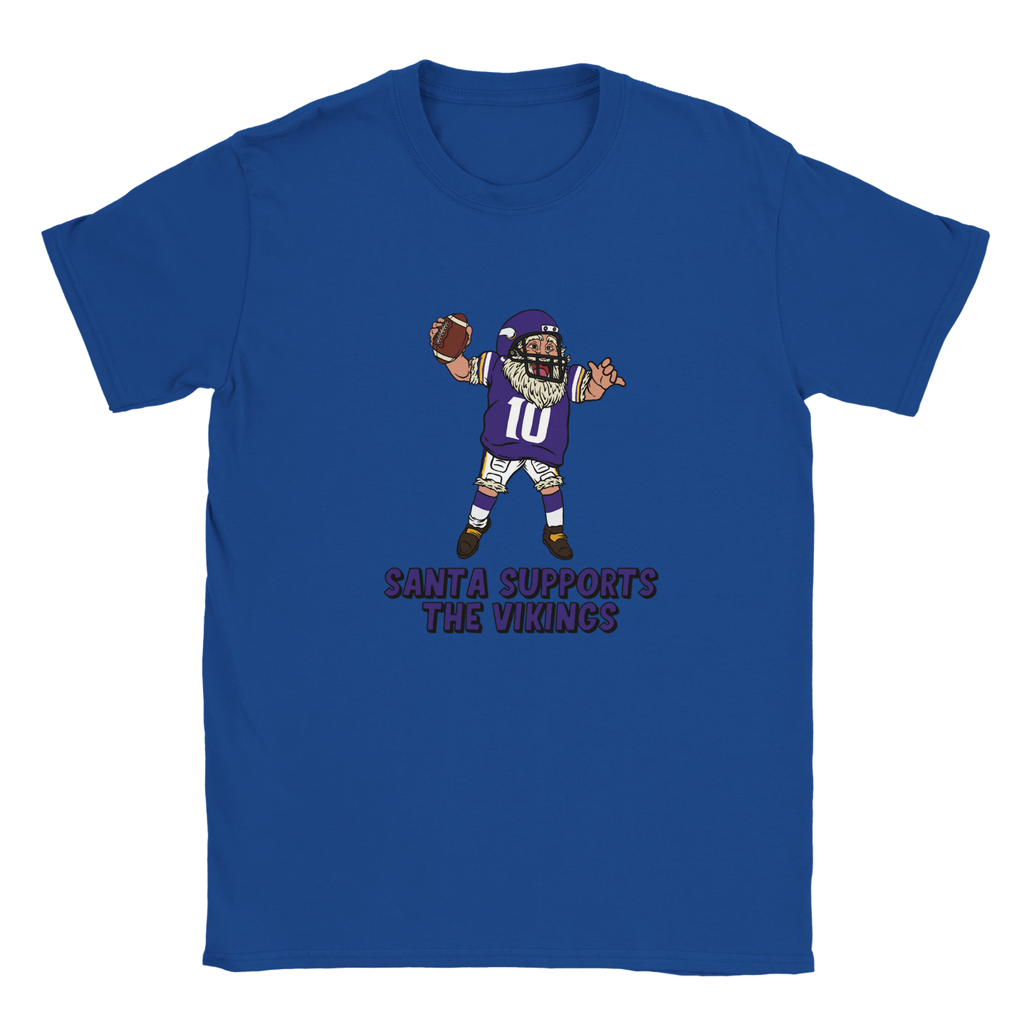 Minnesota Vikings Kids Crewneck Santa T-shirt