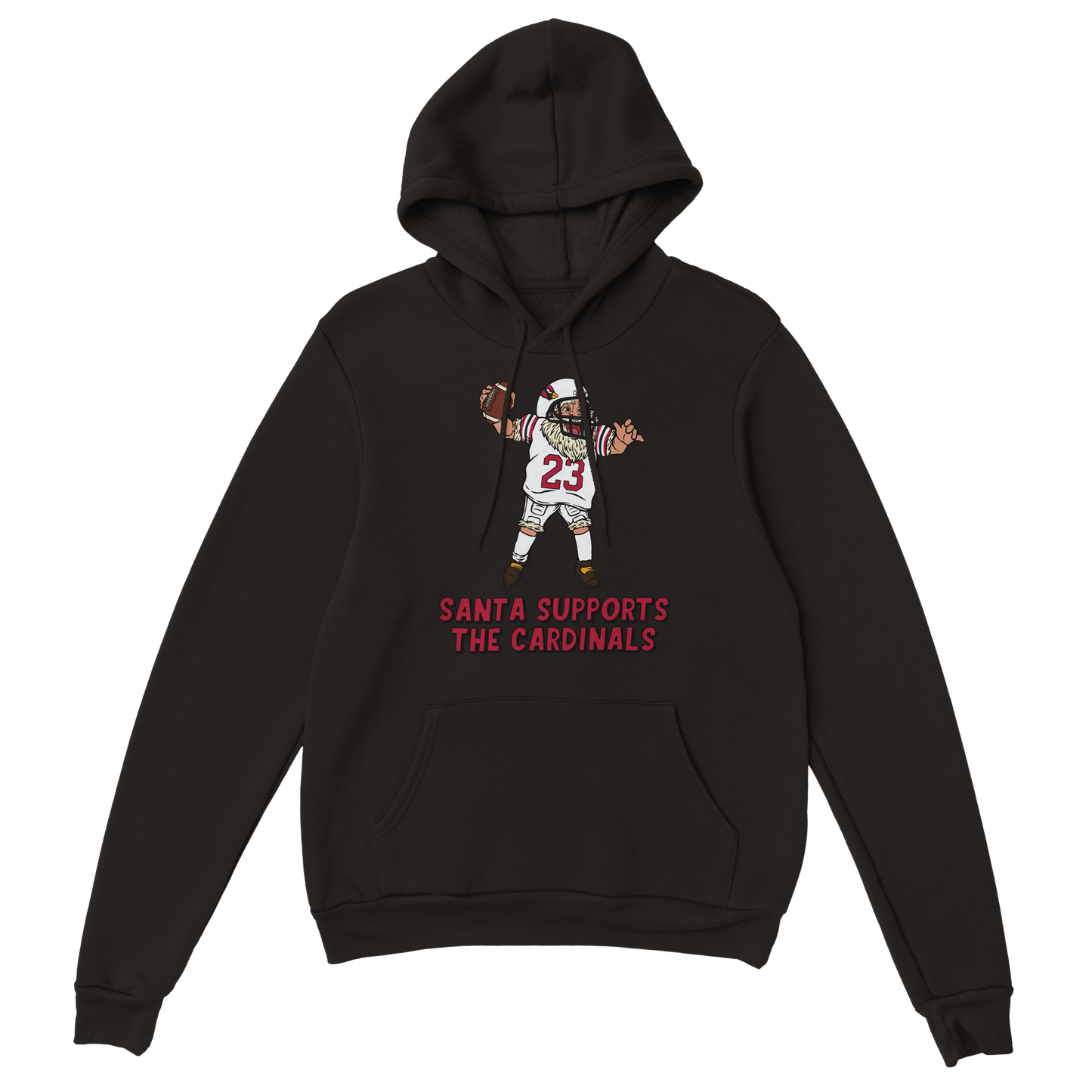 Arizona Cardinals Unisex Pullover Santa Hoodie