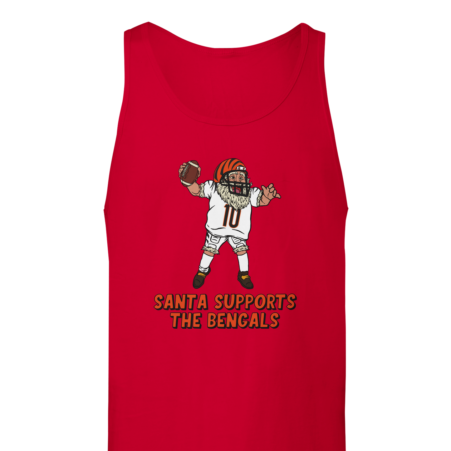 Cincinnati Bengals Unisex Santa Tank Top