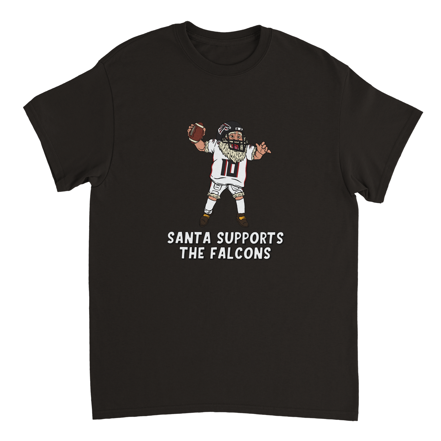 Atlanta Falcons Unisex Crewneck Santa T-shirt