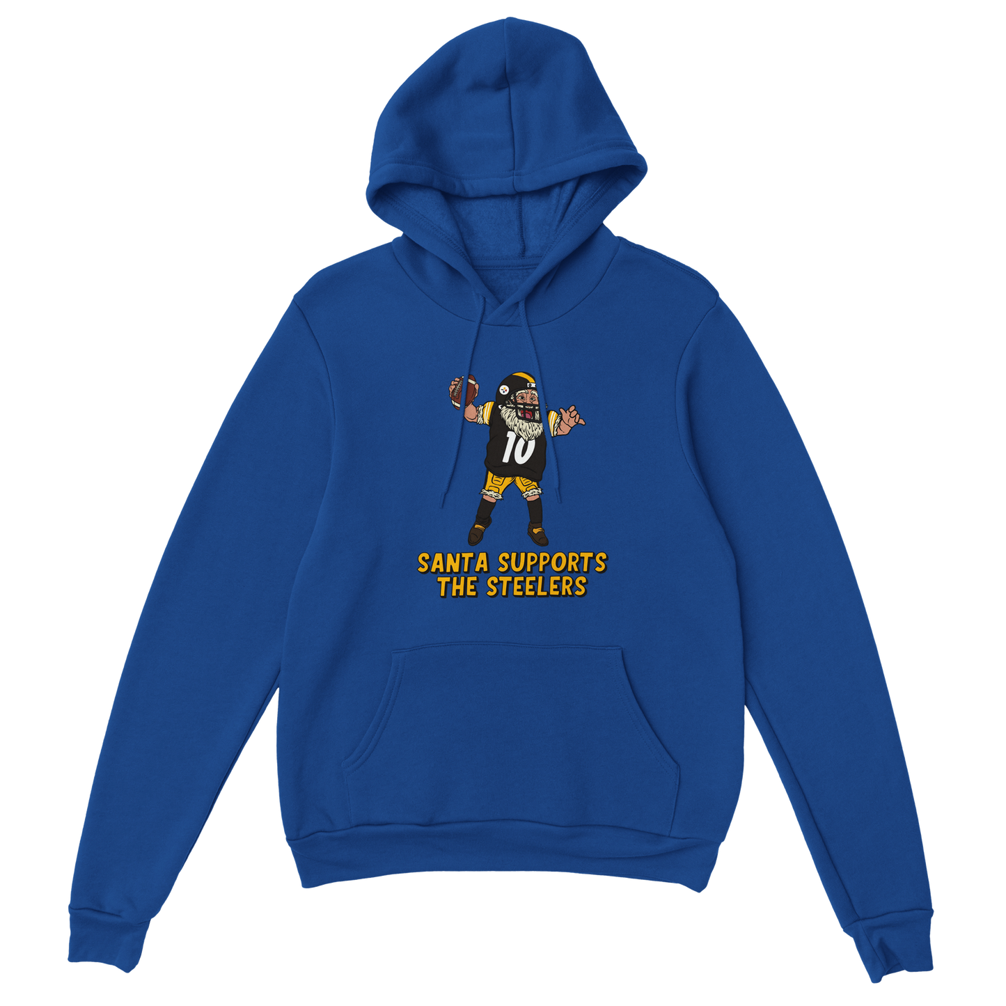 Pittsburgh Steelers Unisex Pullover Santa Hoodie