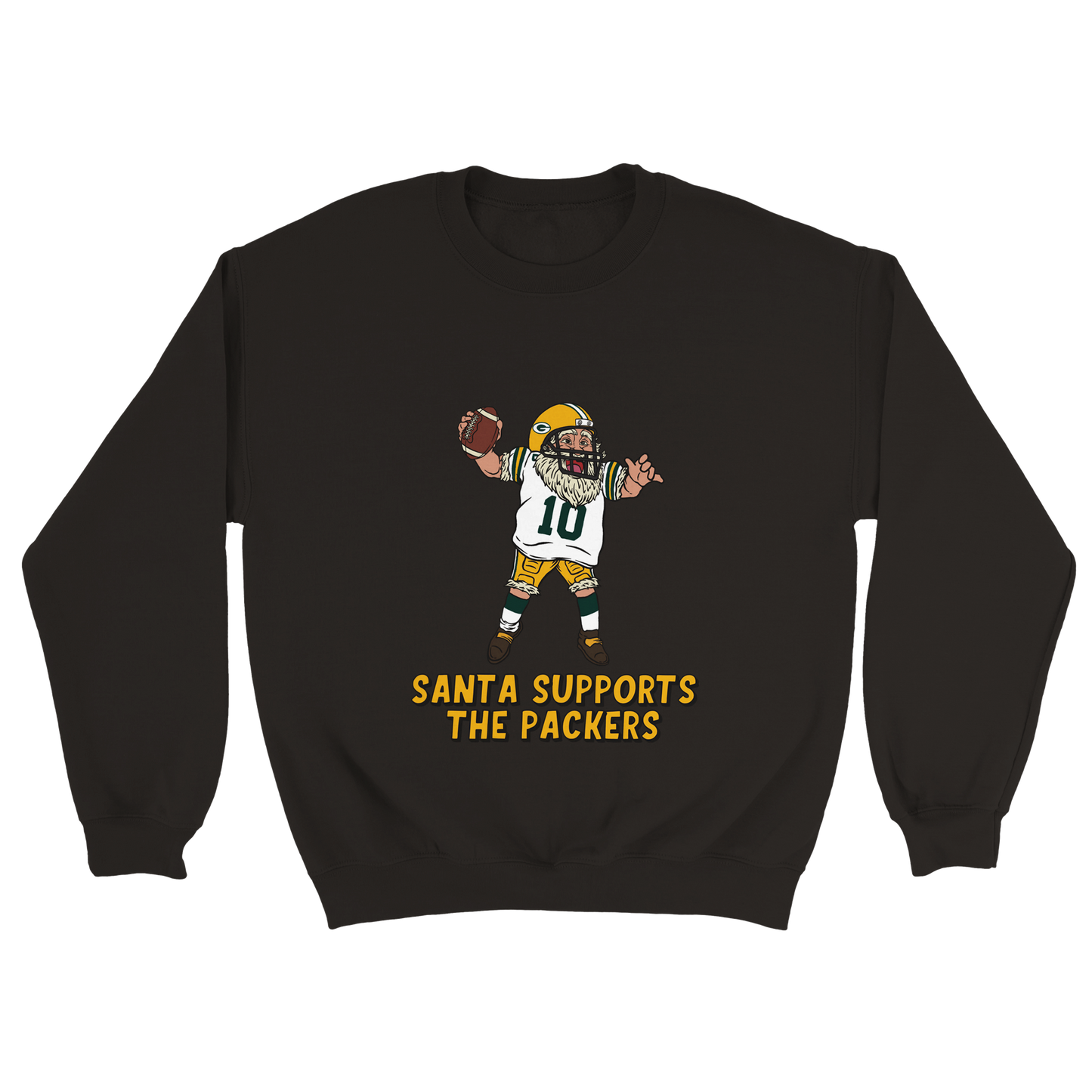 Green Bay Packers  Unisex Crewneck Santa Sweatshirt