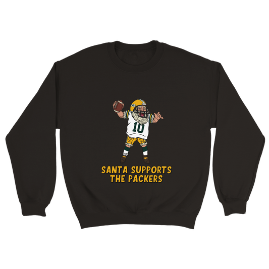 Green Bay Packers  Unisex Crewneck Santa Sweatshirt