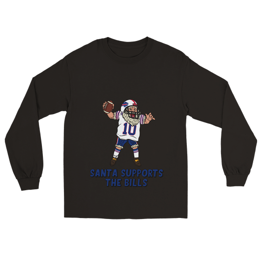 Buffalo Bills Unisex Longsleeve Santa T-shirt