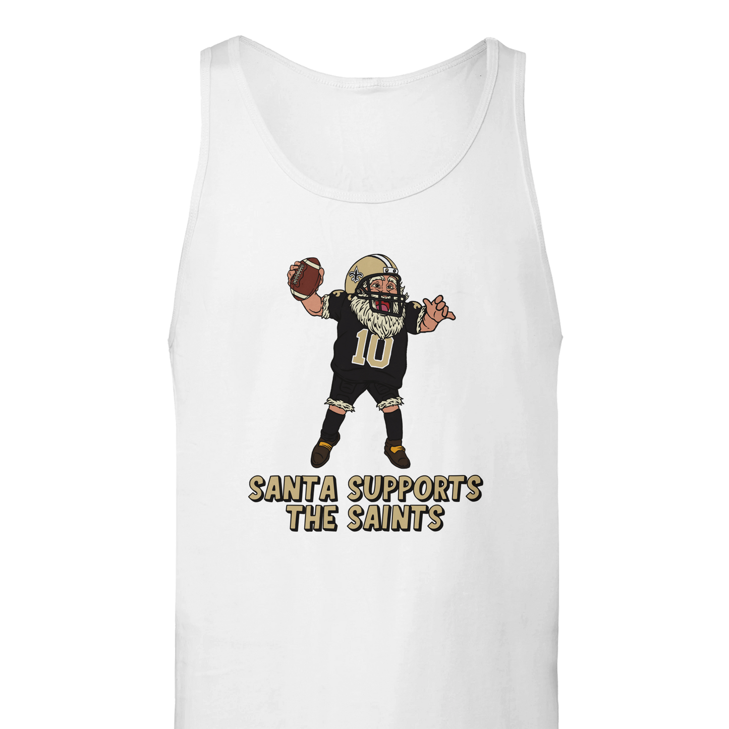 New Orleans Saints Unisex Santa Tank Top