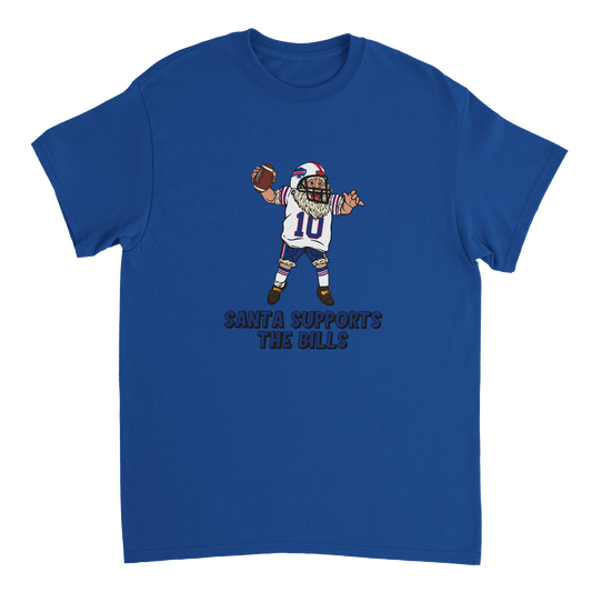 Buffalo Bills Unisex Crewneck Santa T-shirt