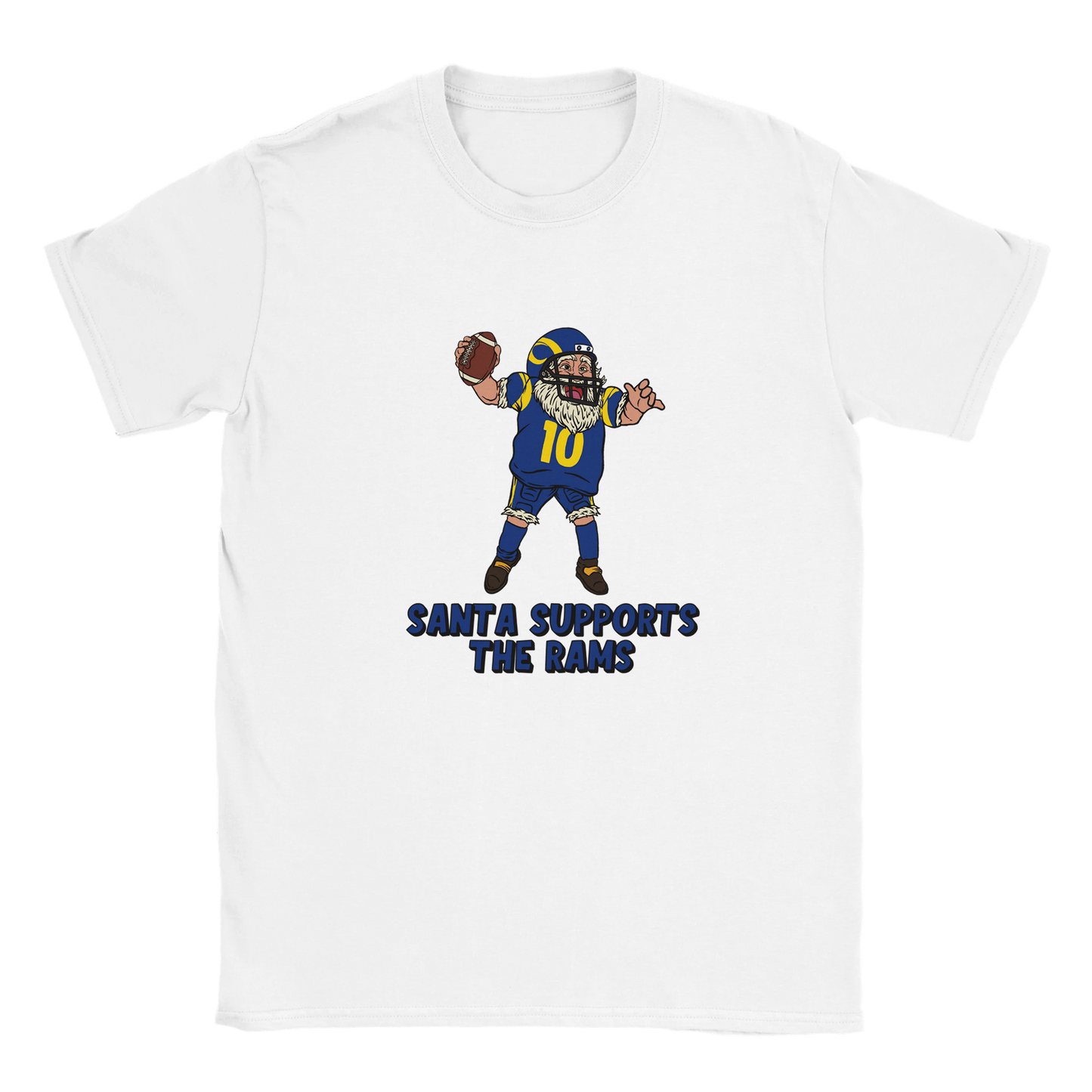 Los Angeles Rams Kids Crewneck Santa T-shirt