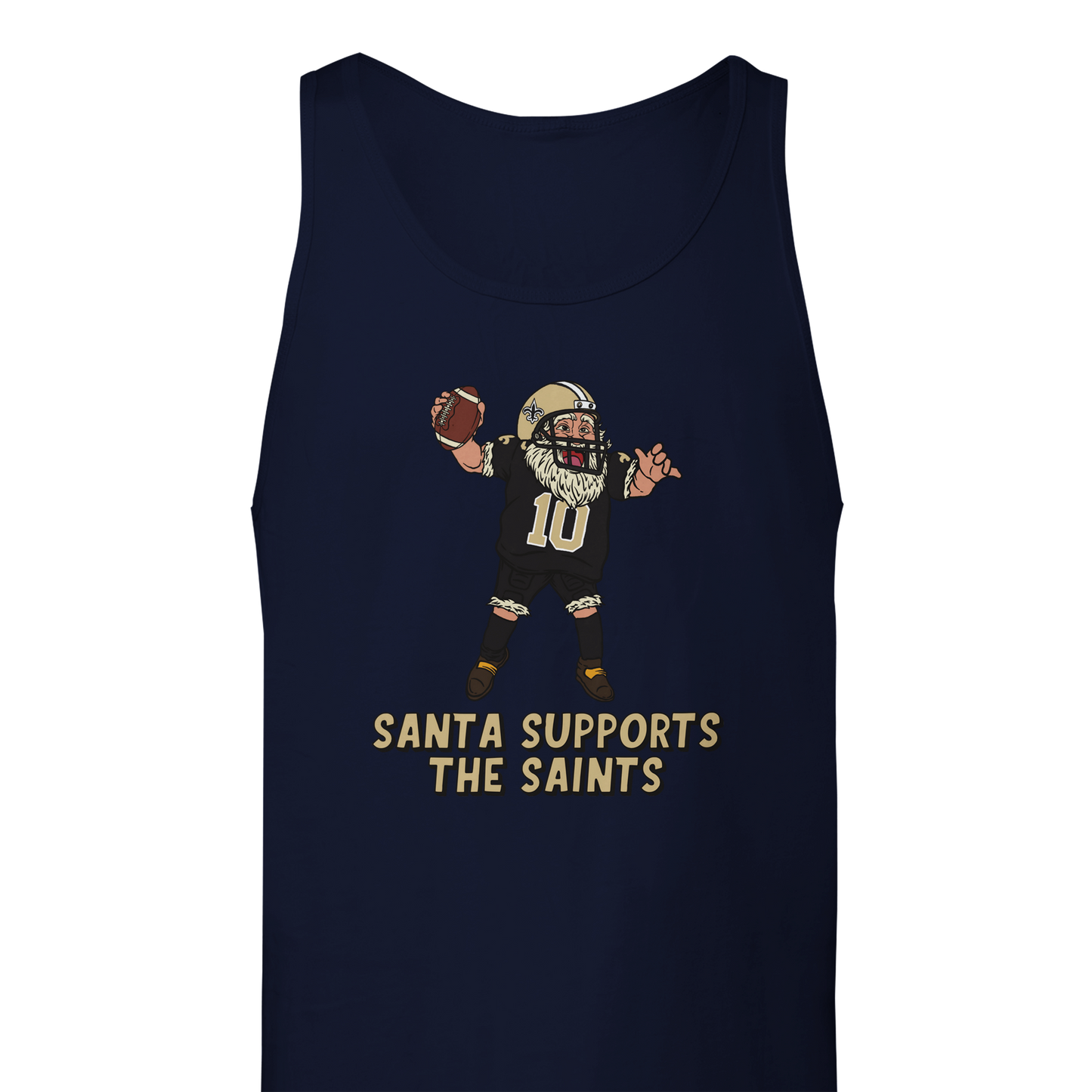 New Orleans Saints Unisex Santa Tank Top