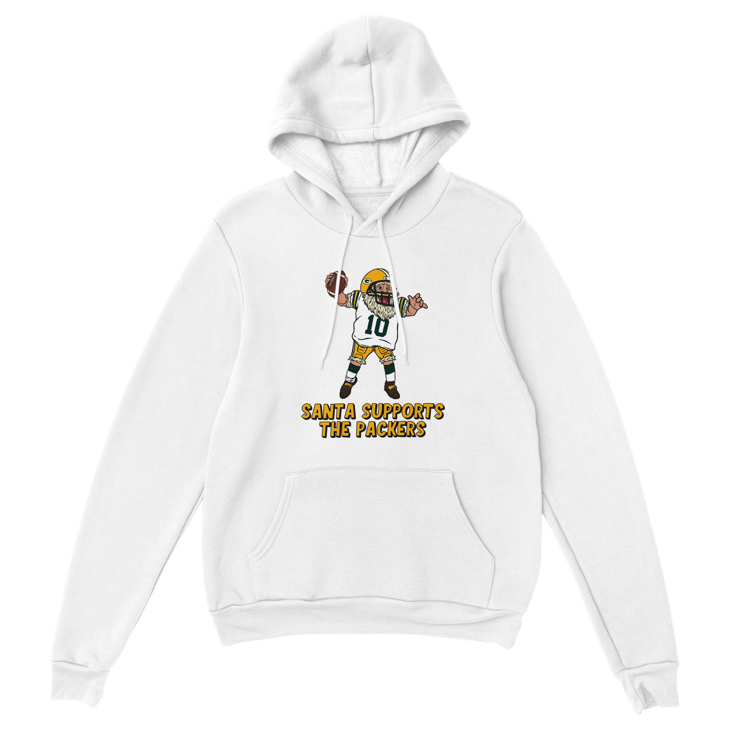 Green Bay Packers Unisex Pullover Santa Hoodie