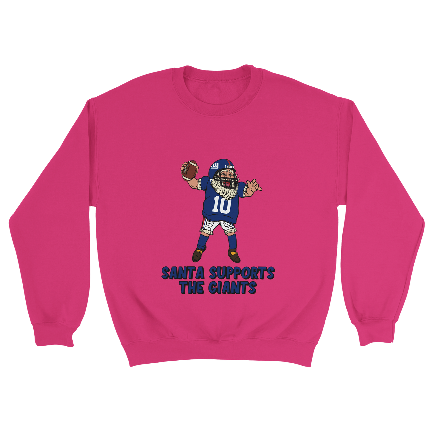 New York Giants Unisex Crewneck Santa Sweatshirt