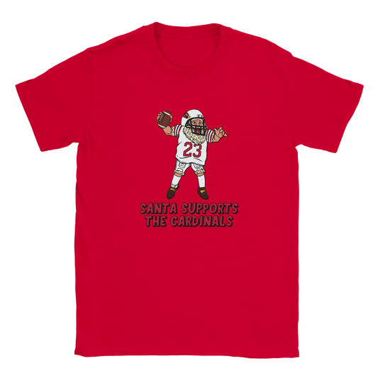 Arizona Cardinals Kids Crewneck Santa T-shirt