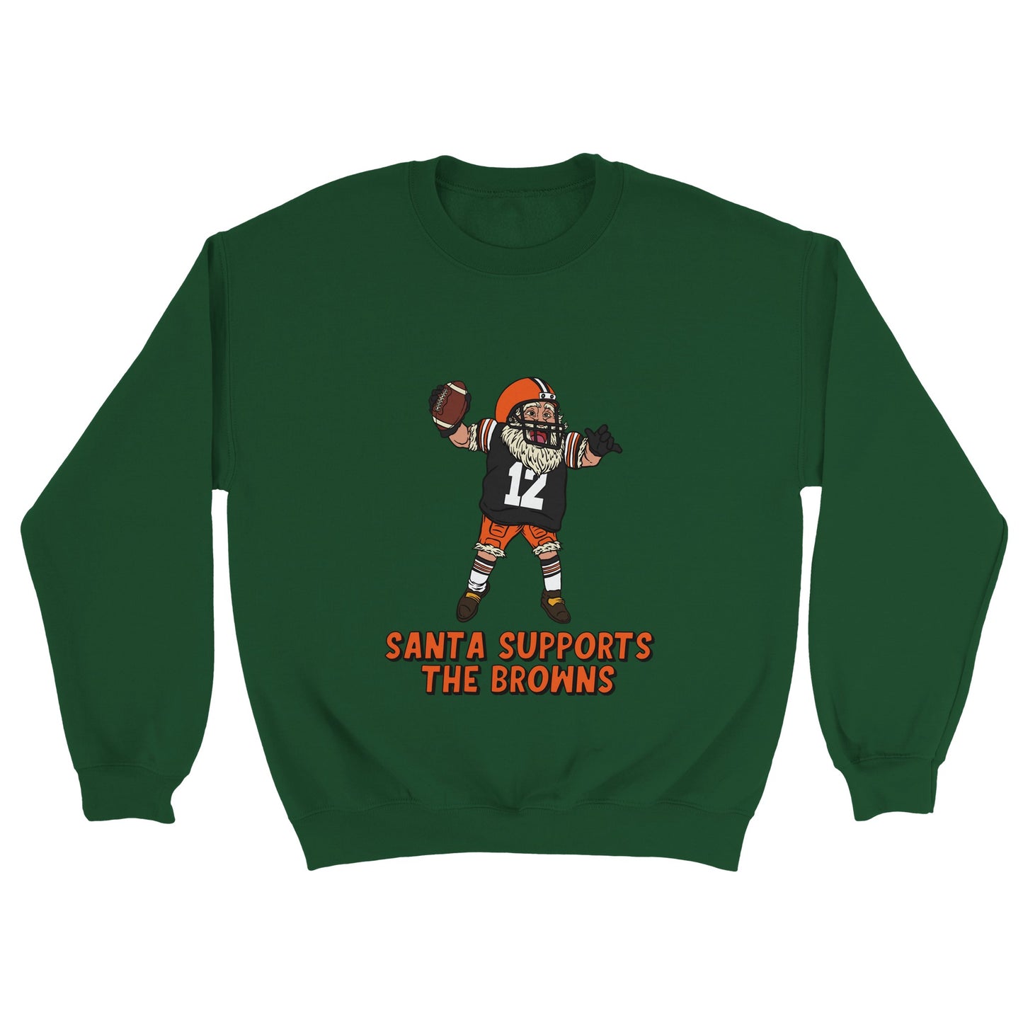 Cleveland Browns Santa Christmas Sweatshirt