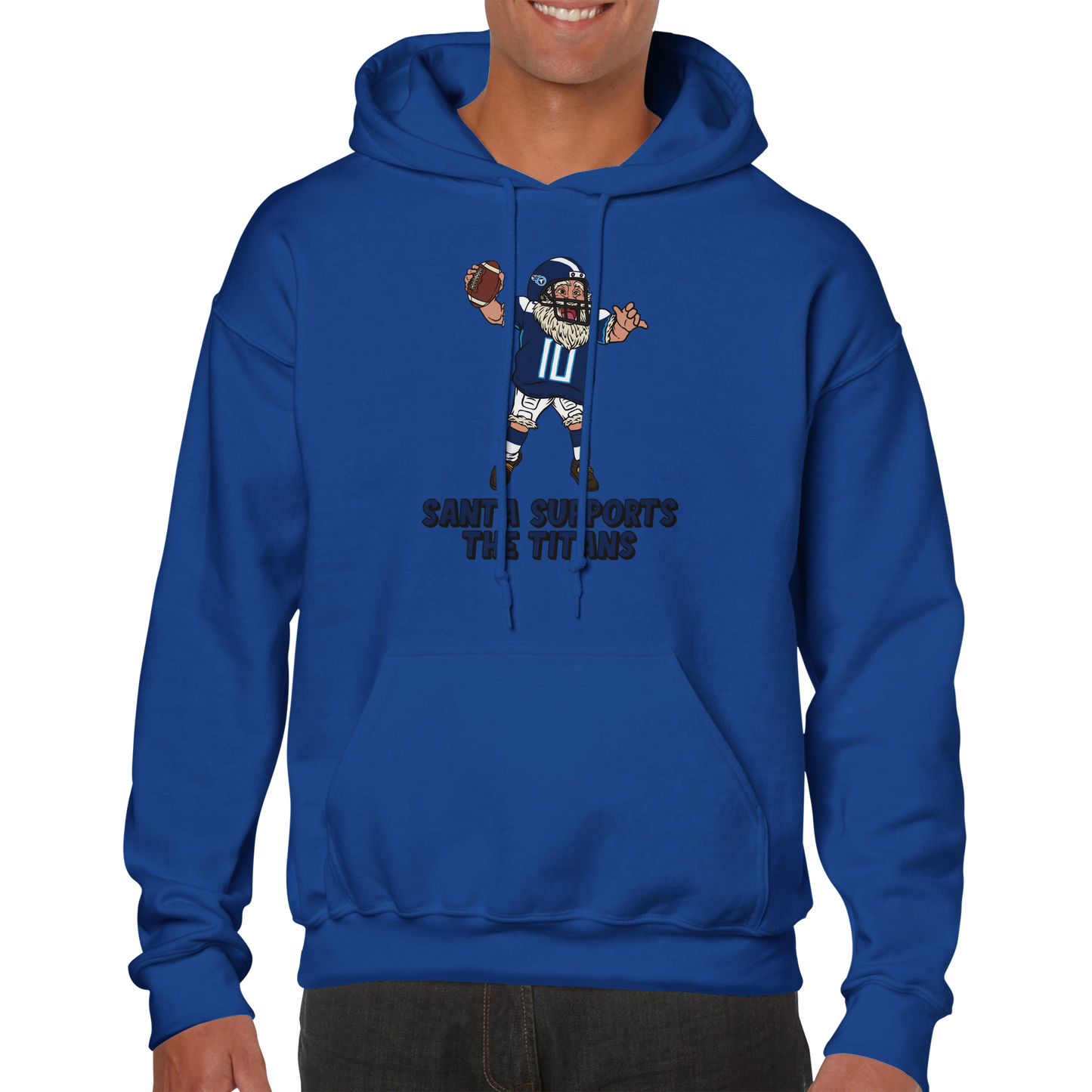 Tennessee Titans Unisex Pullover Santa Hoodie