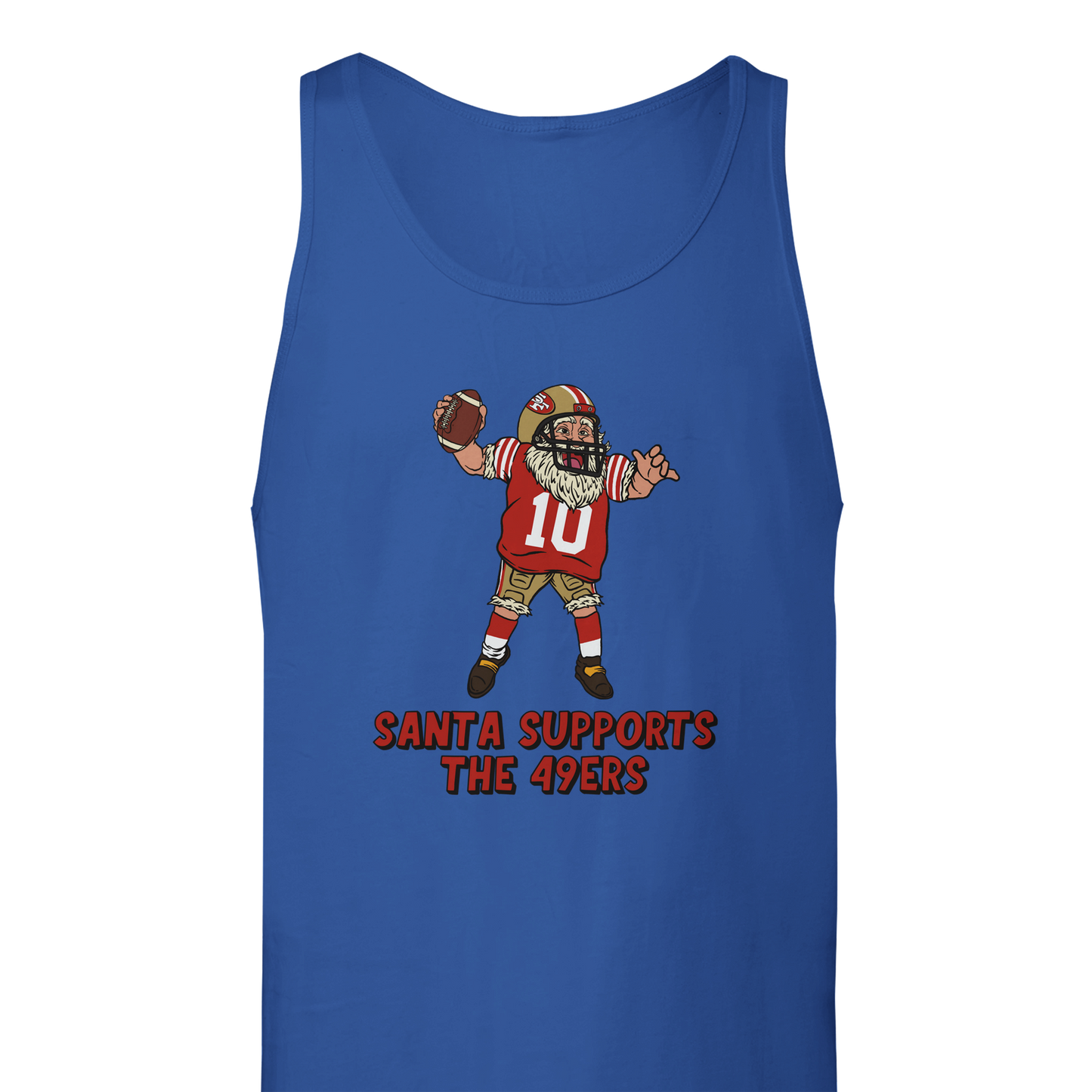 San Francisco 49ers Unisex Santa Tank Top