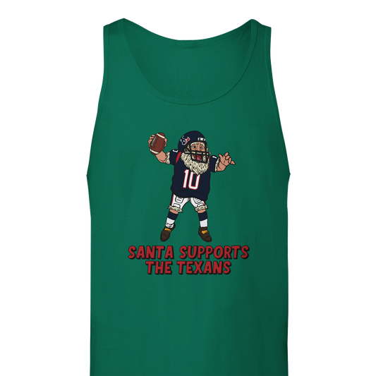 Houston Texans Unisex Santa Tank Top