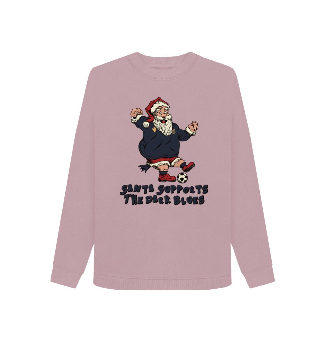 Mauve Dundee FC Women's Santa Jumper