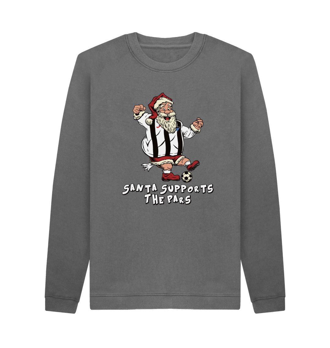 Slate Grey Dunfermline Men's Santa Jumper