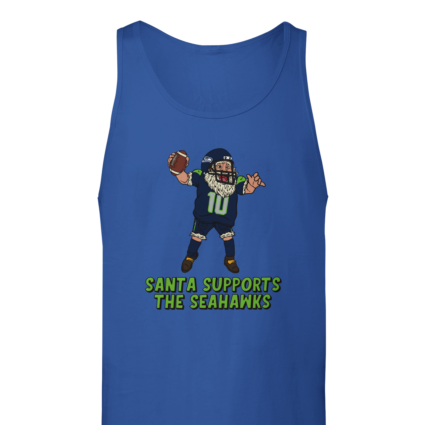 Seattle Seahawks Unisex Santa Tank Top