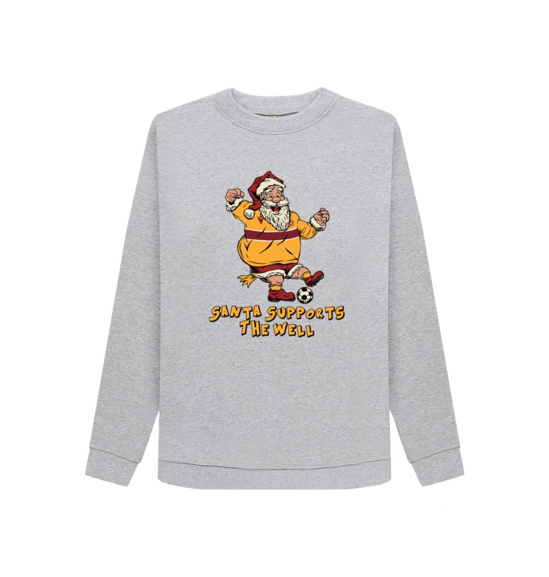 Light Heather Motherwell Women's Santa Jumper