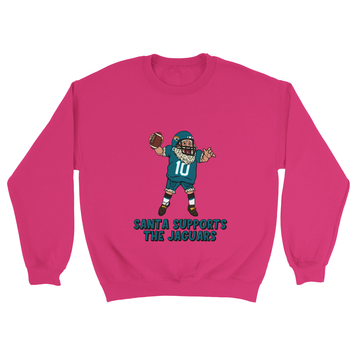 Jacksonville Jaguars Unisex Crewneck Santa Sweatshirt