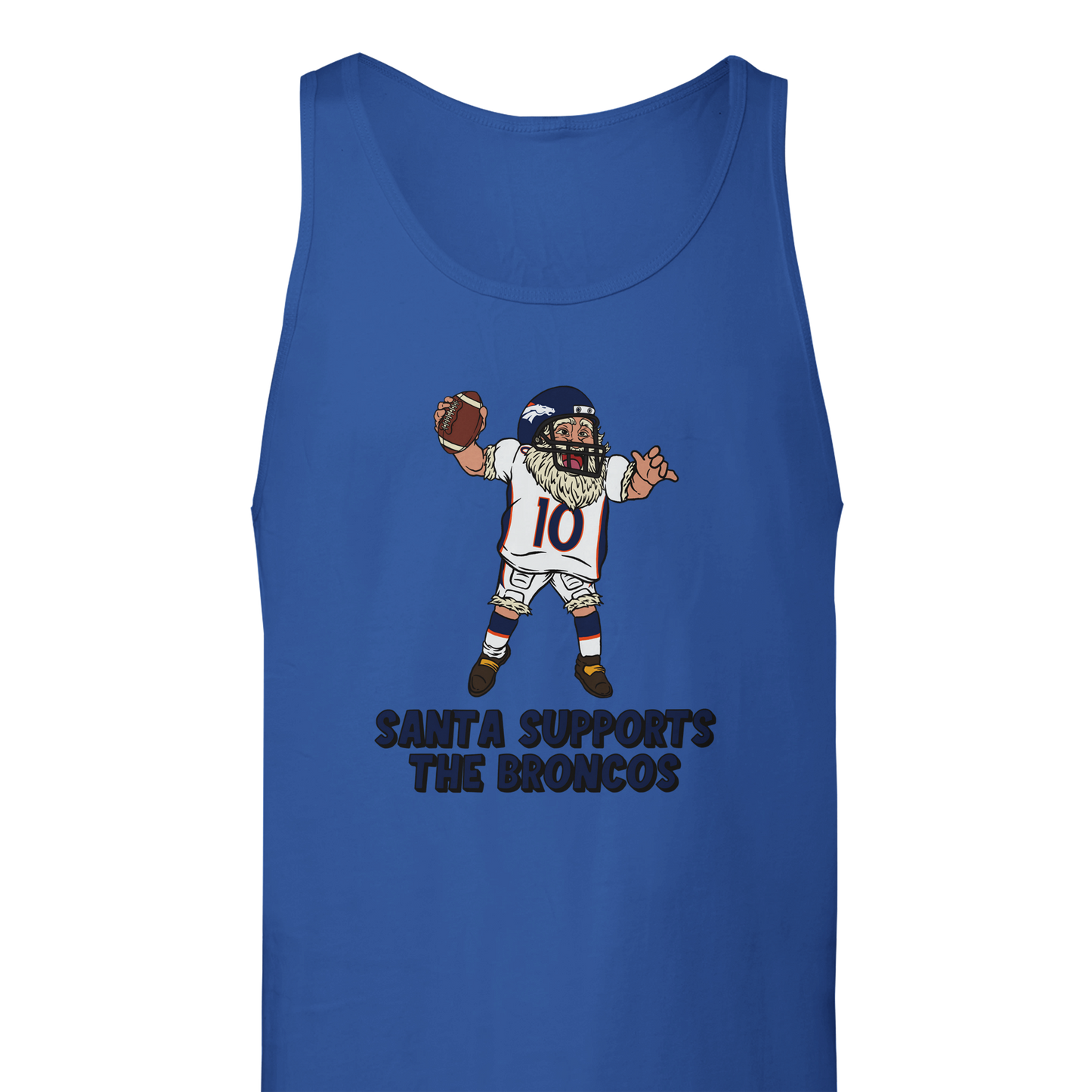 Denver Broncos Unisex Santa Tank Top