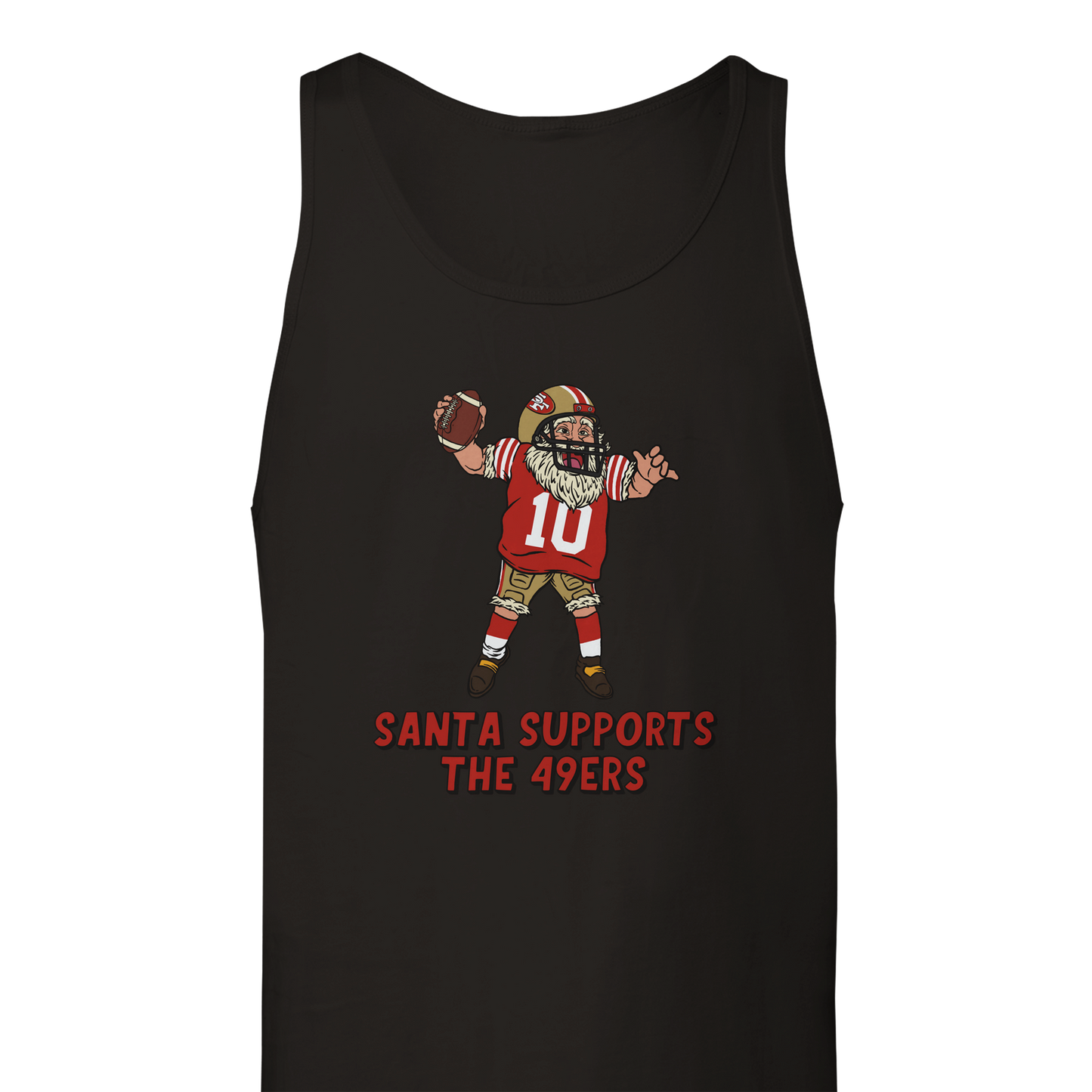 San Francisco 49ers Unisex Santa Tank Top