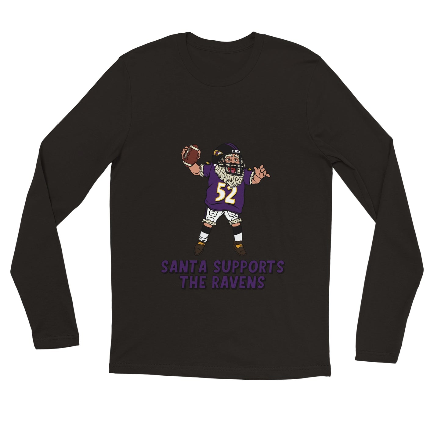 Baltimore Ravens Santa T-Shirt - Men's clothing