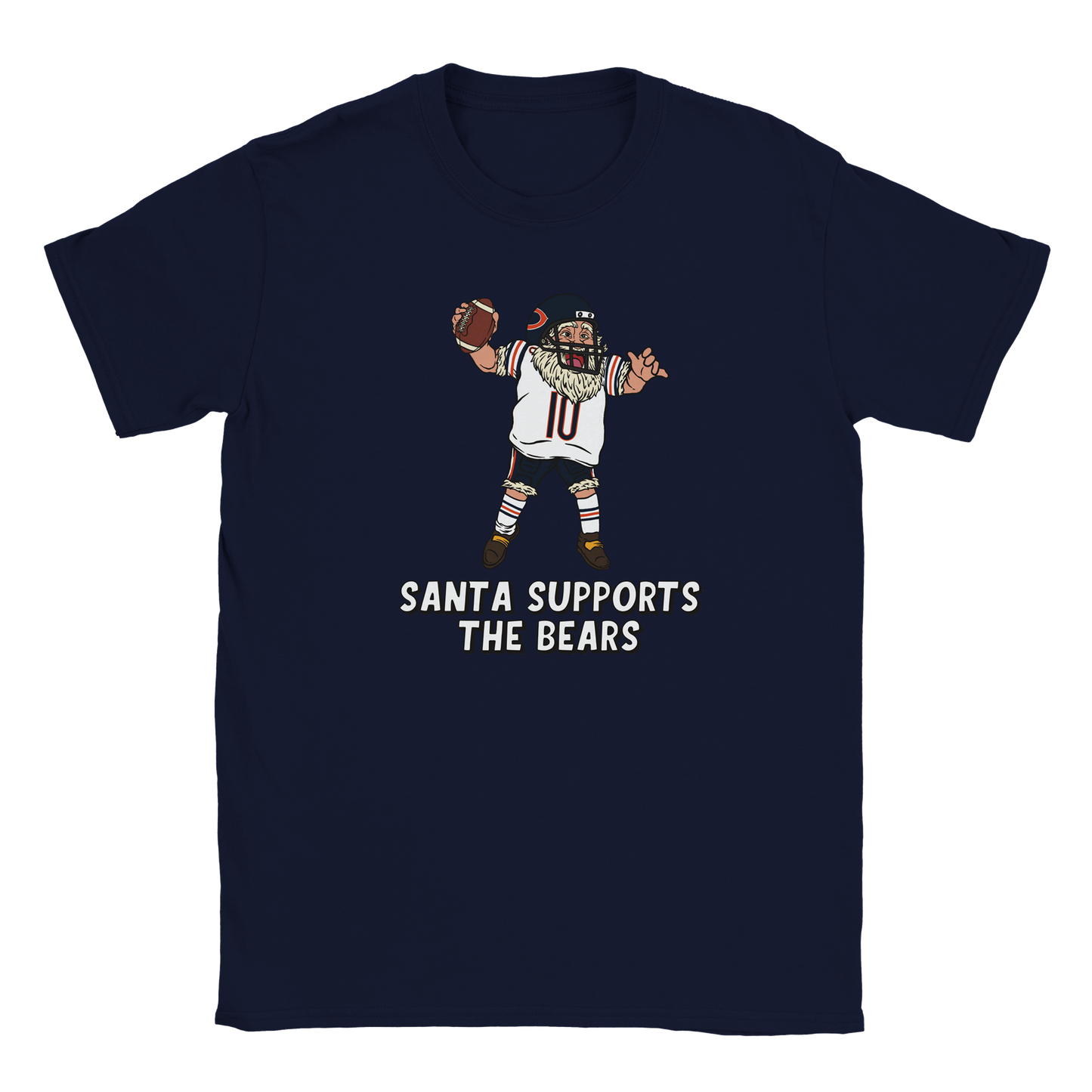 Chicago Bears Kids Crewneck Santa T-shirt