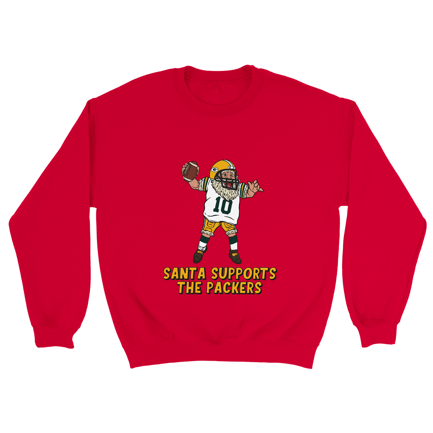 Green Bay Packers  Unisex Crewneck Santa Sweatshirt