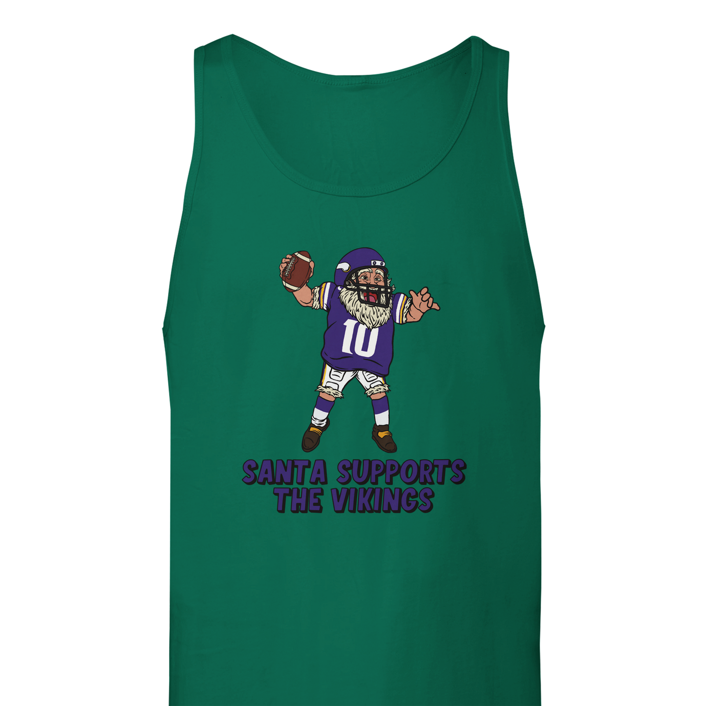 Minnesota Vikings Unisex Santa Tank Top