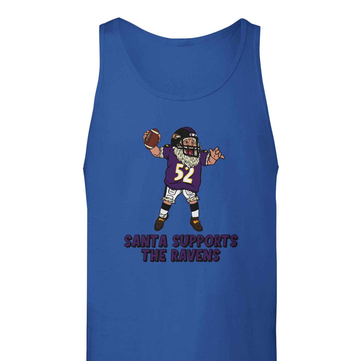 Baltimore Ravens Unisex Santa Tank Top