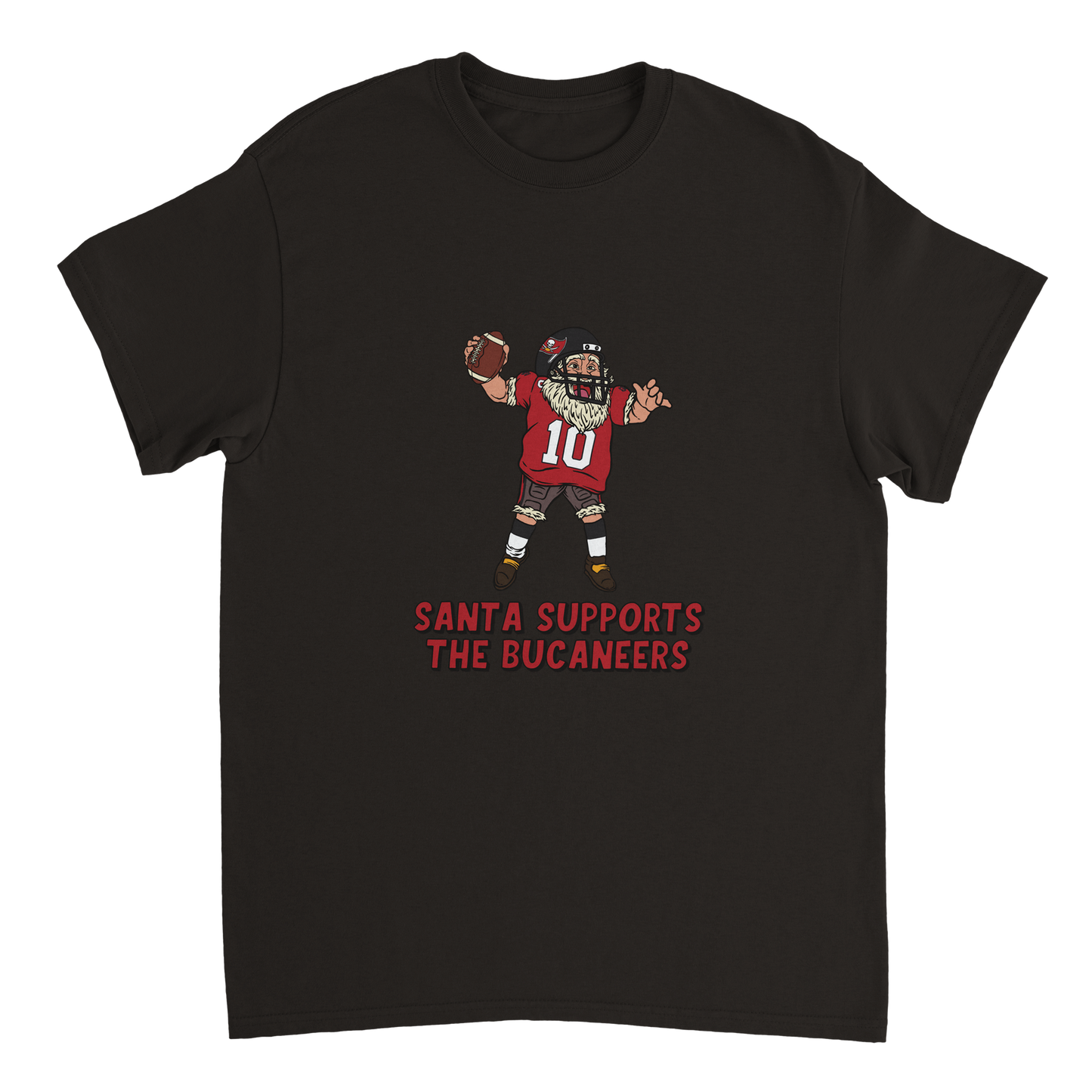 Tampa Bay Buccaneers Unisex Crewneck Santa T-shirt