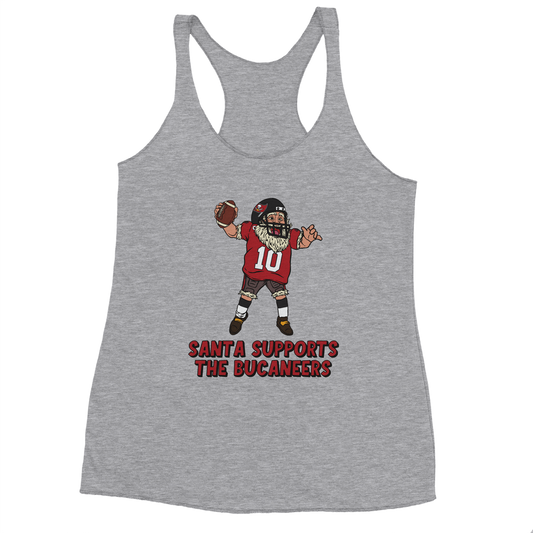 Tampa Bay Buccaneers Women's Racerback Santa Tank Top