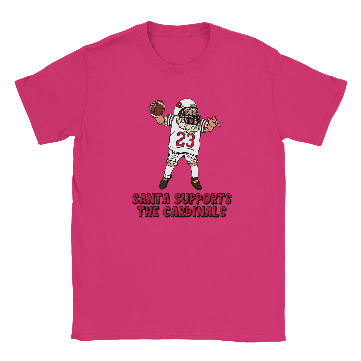 Arizona Cardinals Kids Crewneck Santa T-shirt