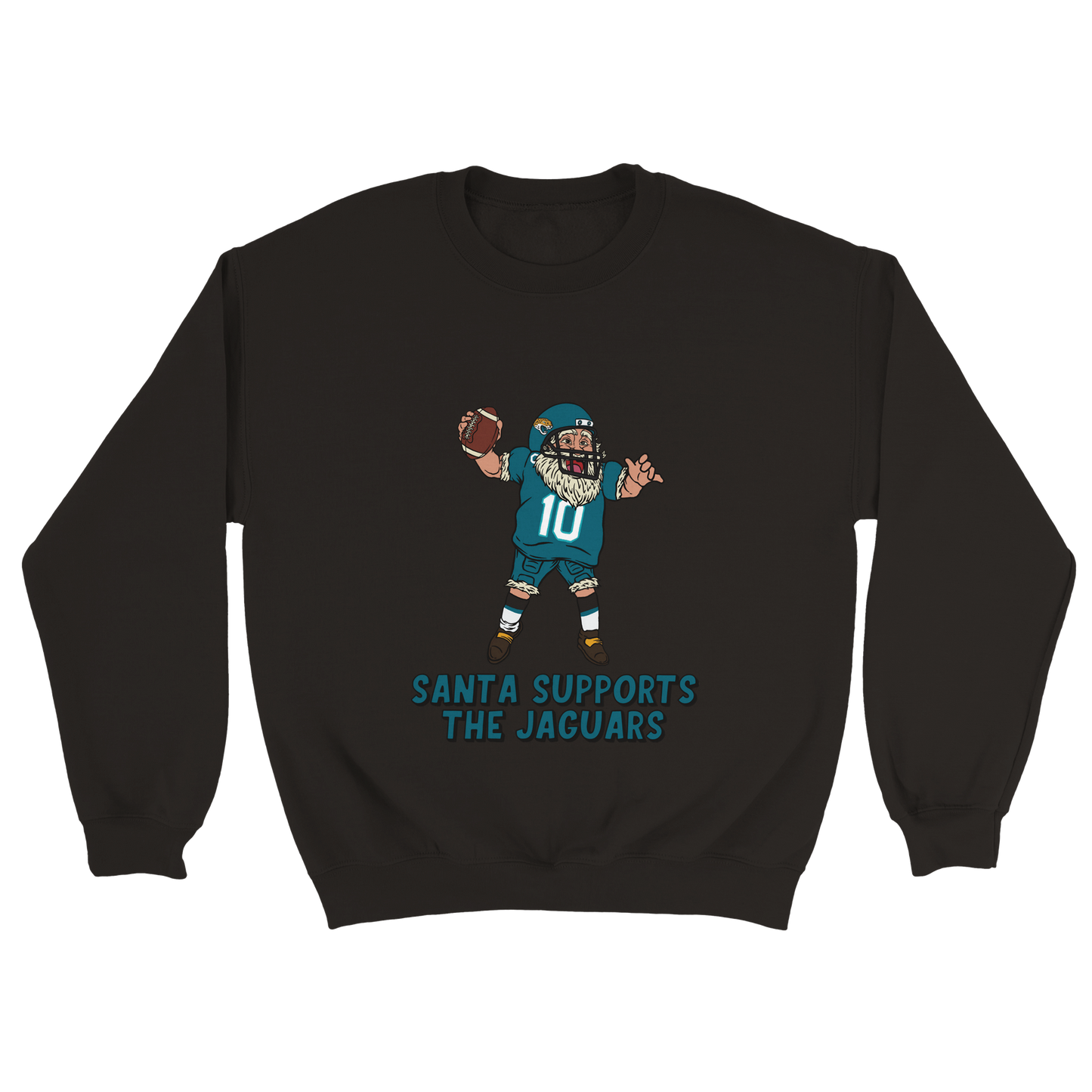 Jacksonville Jaguars Unisex Crewneck Santa Sweatshirt