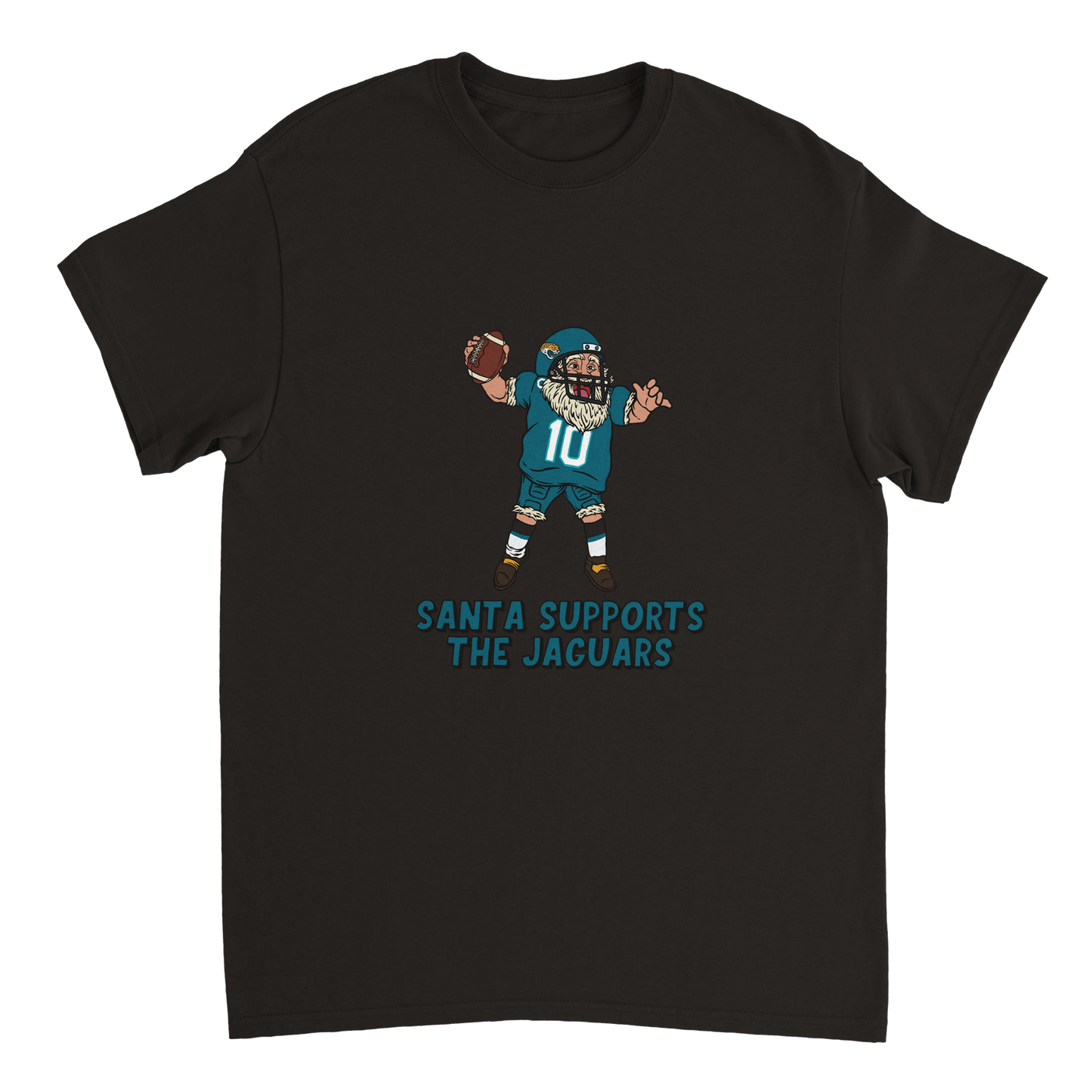 Jacksonville Jaguars Unisex Crewneck Santa T-shirt