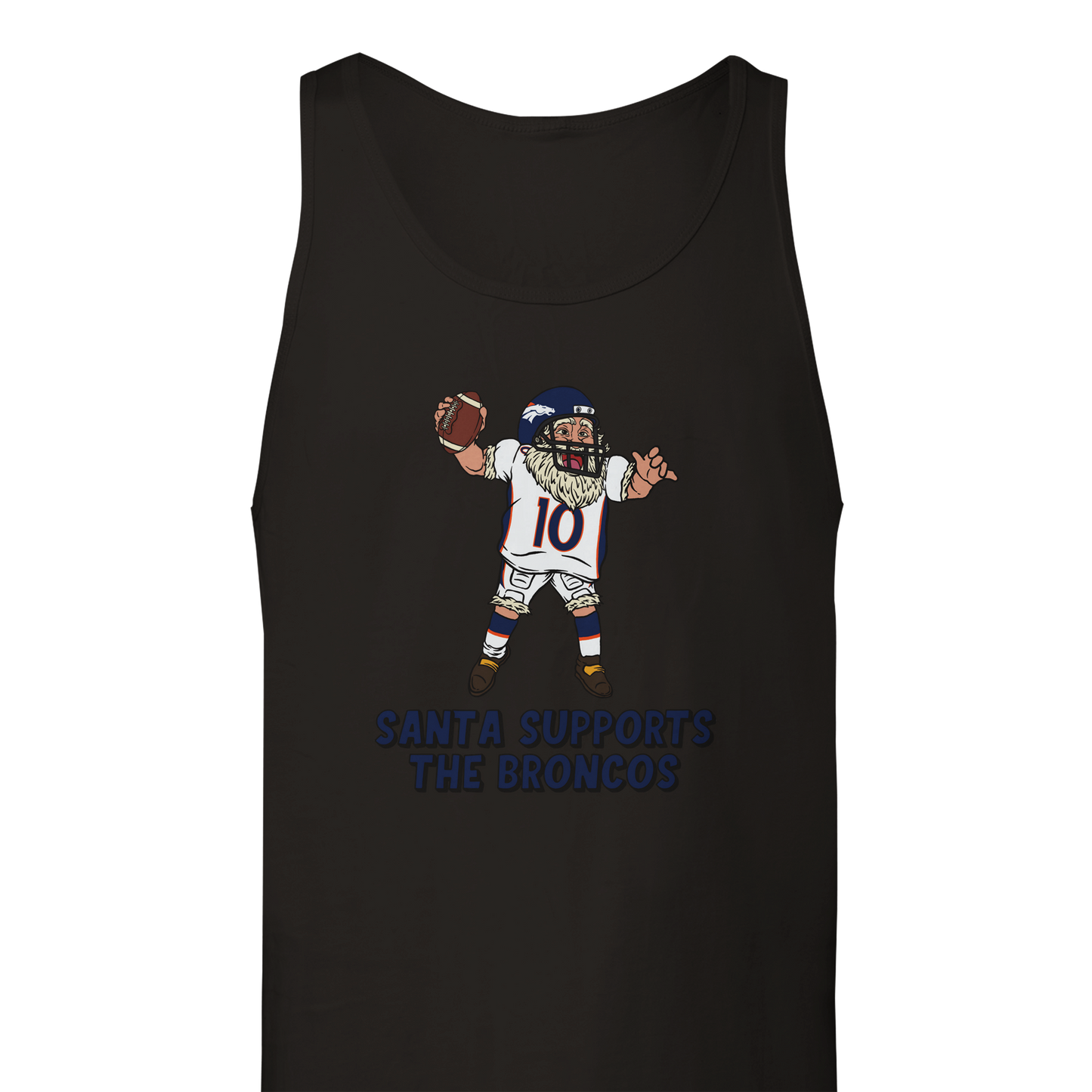 Denver Broncos Unisex Santa Tank Top