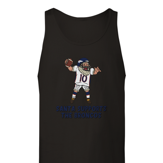 Denver Broncos Unisex Santa Tank Top