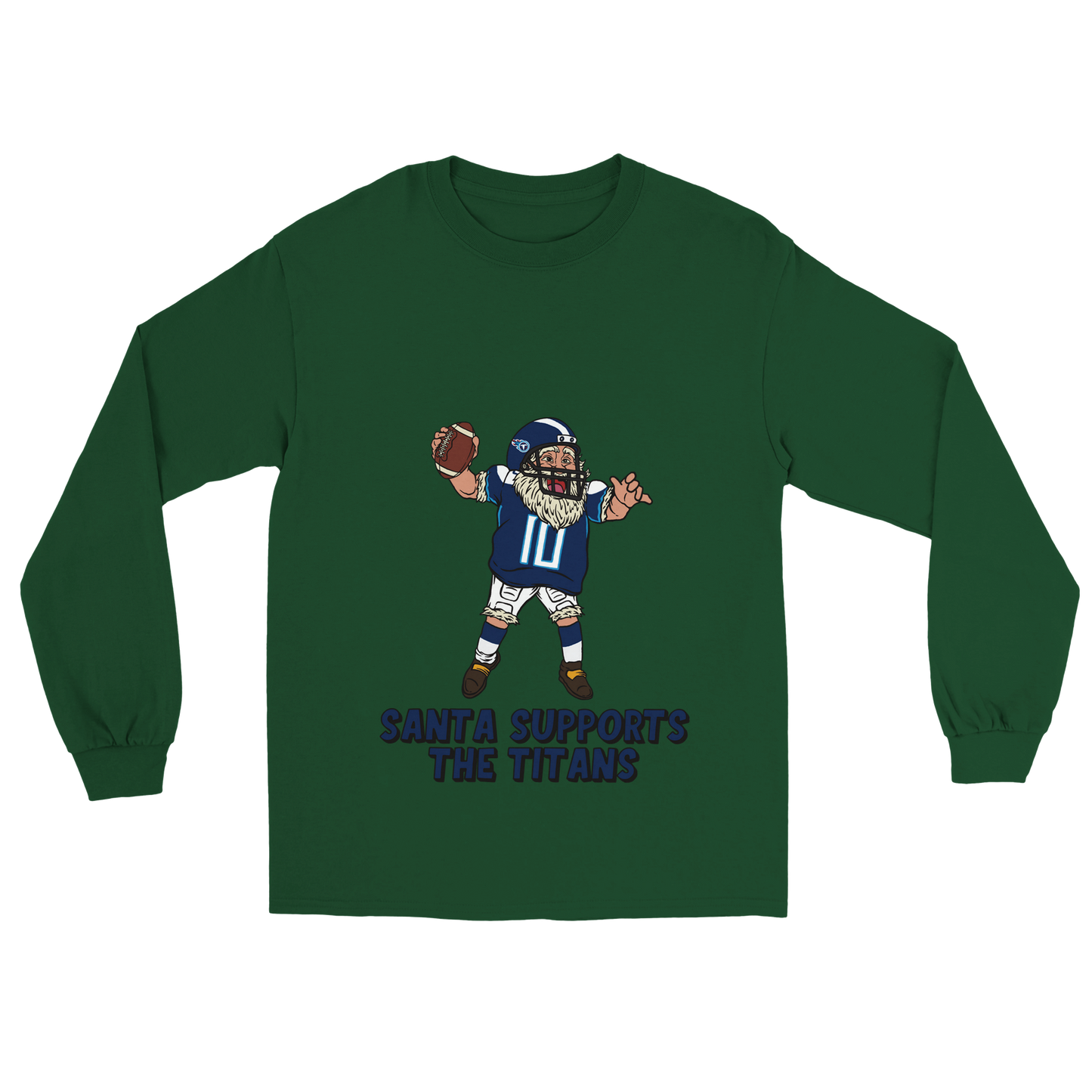 Tennessee Titans Unisex Longsleeve Santa T-shirt