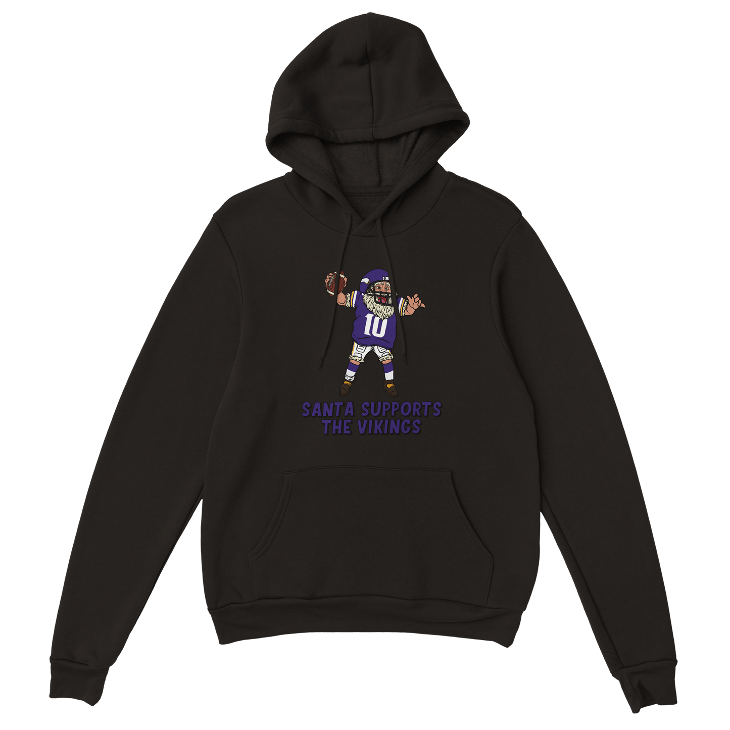 Minnesota Vikings Unisex Pullover Santa Hoodie